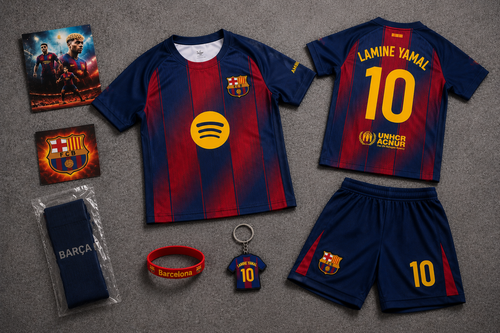 Barcelona Set für Kinder Saison 25/26 / Fanprodukt Lamine Yamal