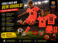Barcelona Set (Bright Mango) für Kinder Saison 25/26 / Fanprodukt Lamine Yamal